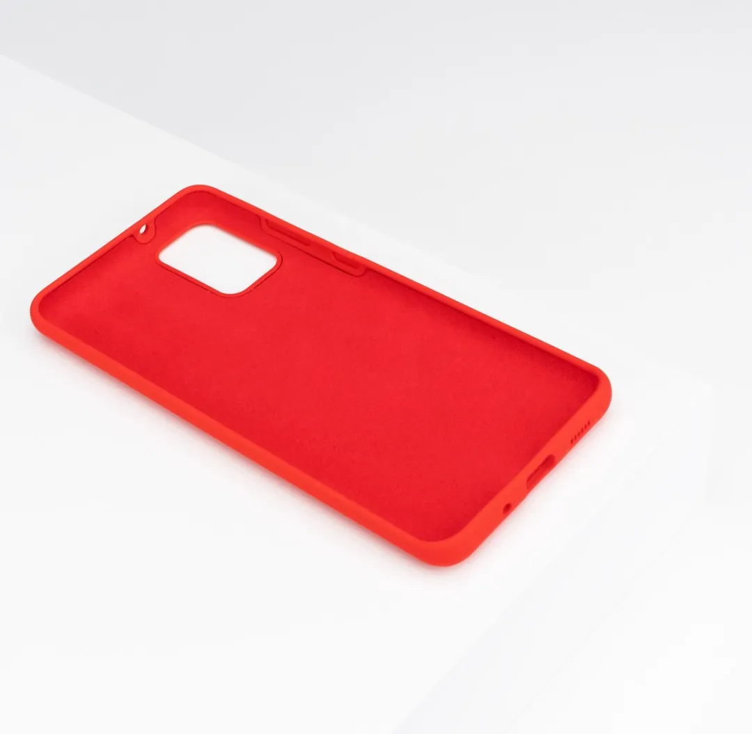 BMAX Siliconen Hoesje Samsung Galaxy S20 Plus - Donker Rood