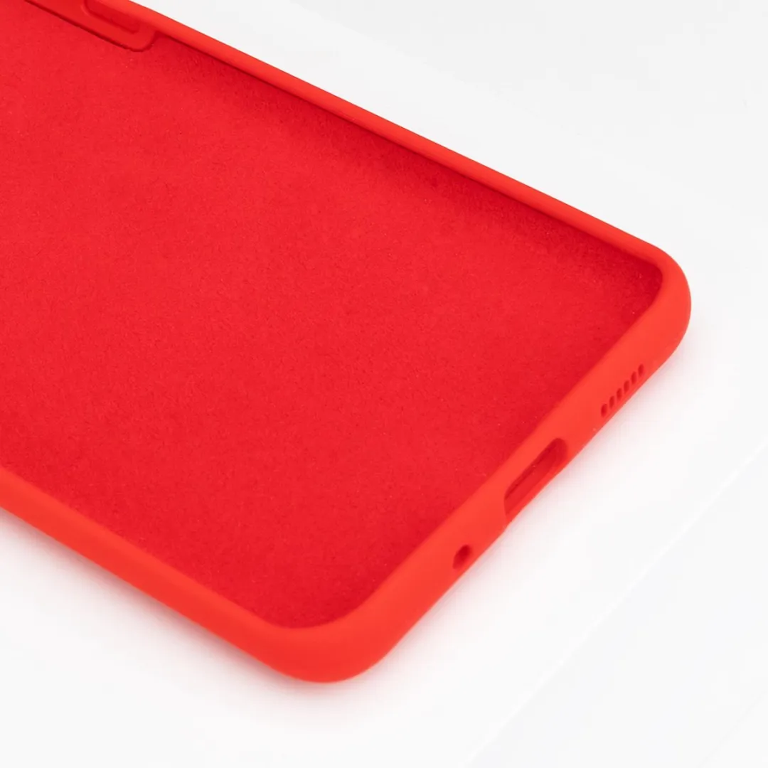 BMAX Siliconen Hoesje Samsung Galaxy S20 Plus - Donker Rood