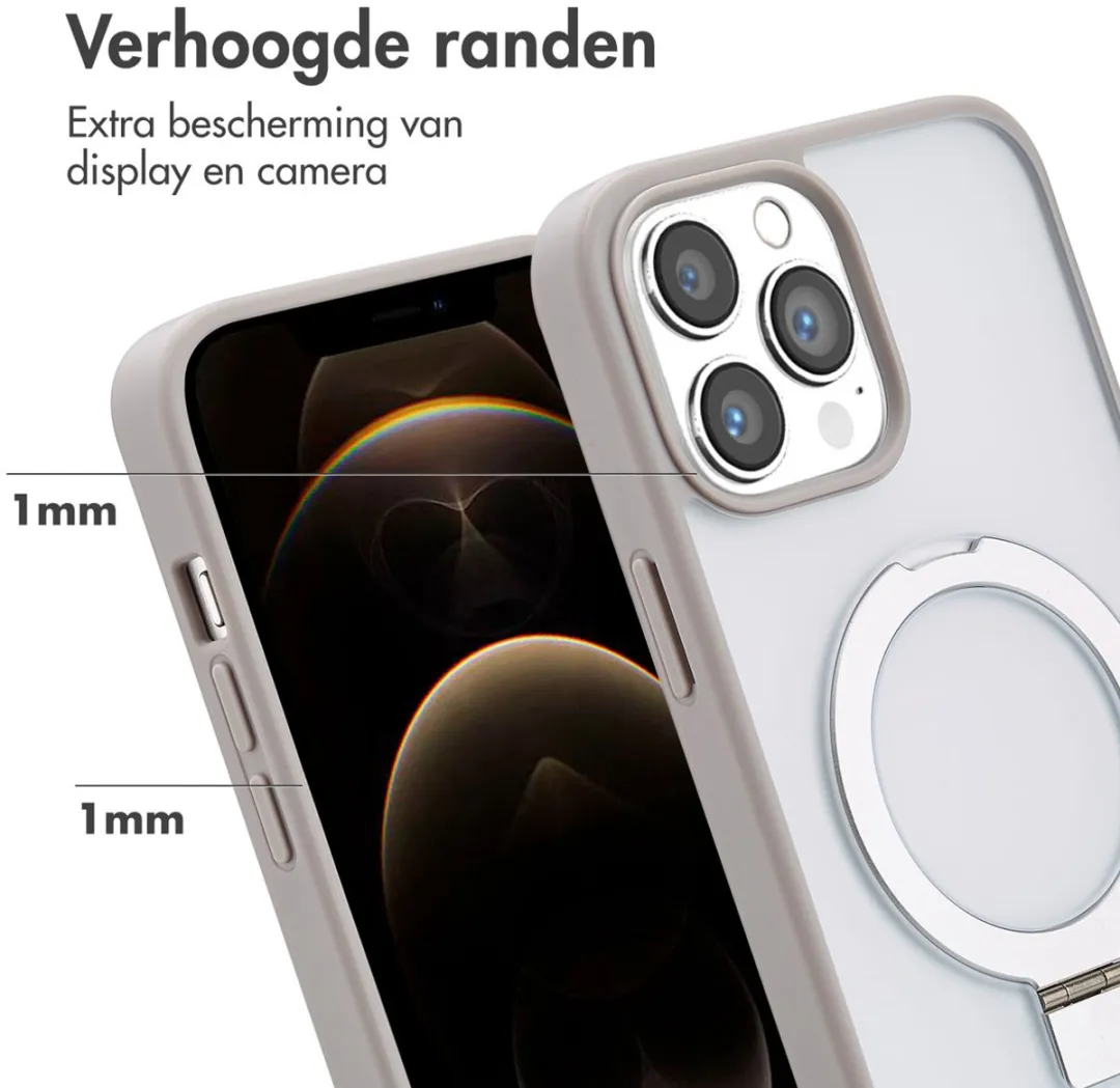 Accezz iPhone 13 Pro Max MagSafe Hoesje - Grijs