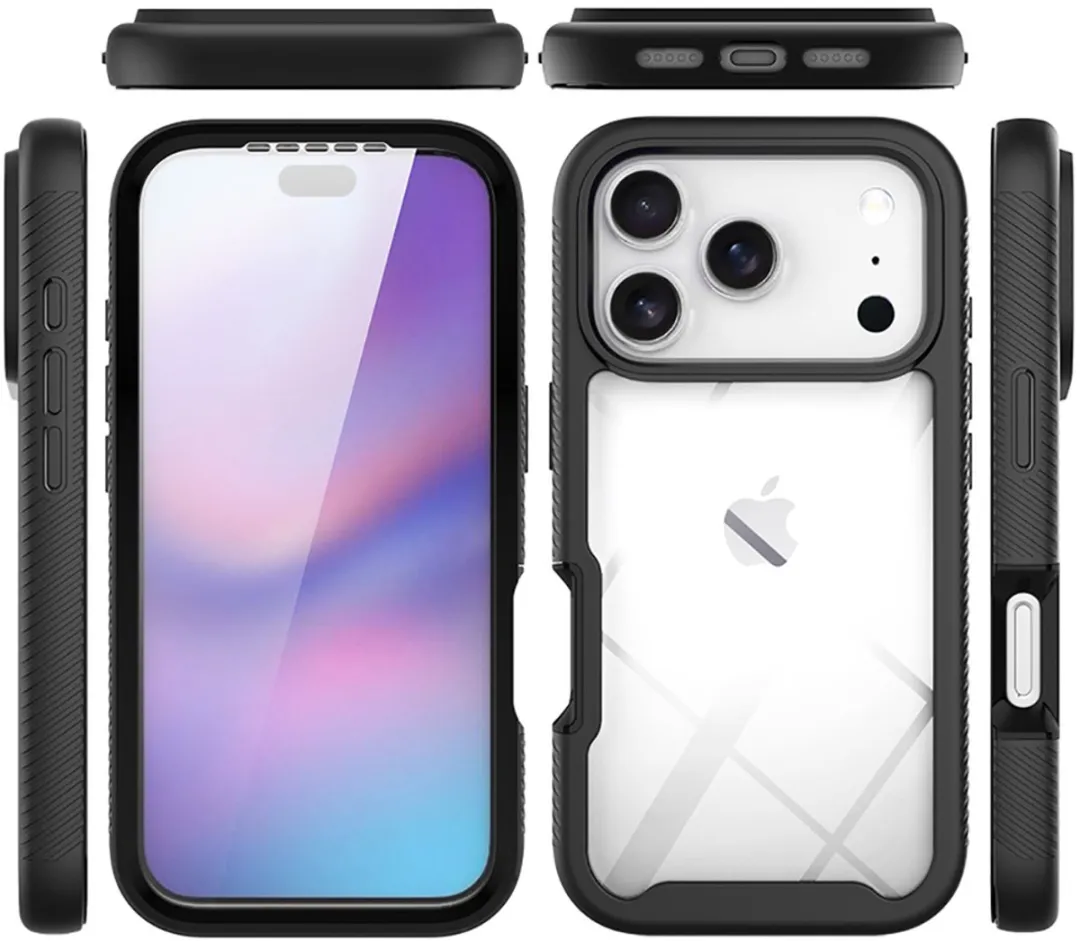 Just in Case Cazy MAP2762DC1 iPhone 17 Pro Hoesje - 360° Full Protection - Zwart