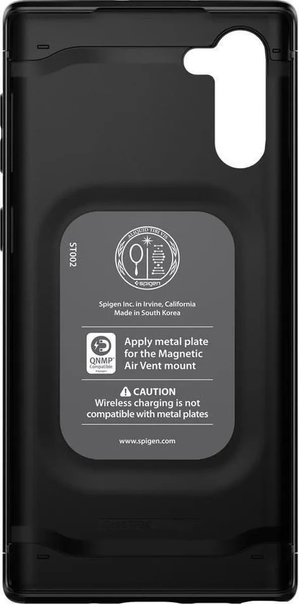 Spigen Thin Fit Classic 628CS27369 Hoesje - Samsung Galaxy Note 10 - Zwart