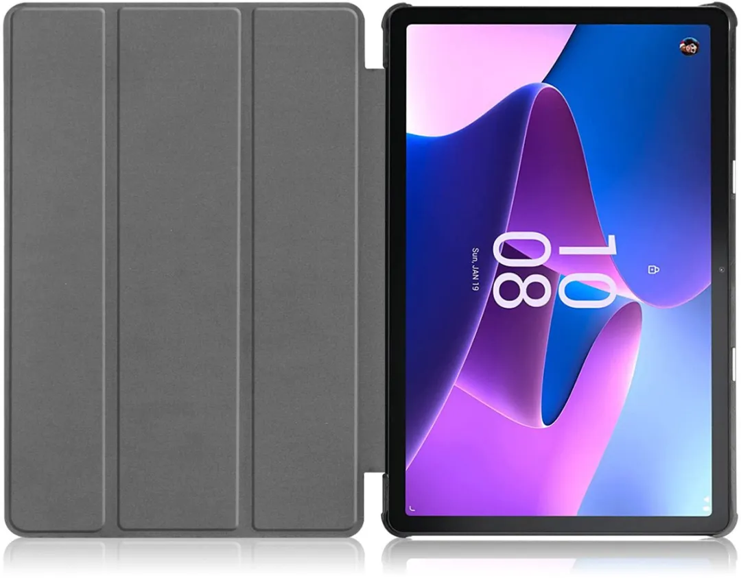 Imoshion Tablethoes SH00050151 - Lenovo Tab M10 Plus 3e Gen - Trifold Bookcase - Zwart