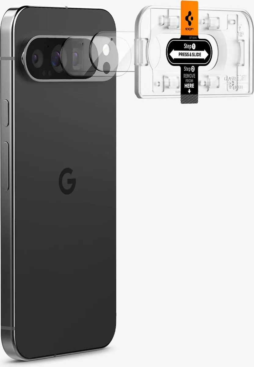 Spigen AGL08444 Camera Lens Protector - 2 Stuks - Google Pixel 9 Pro