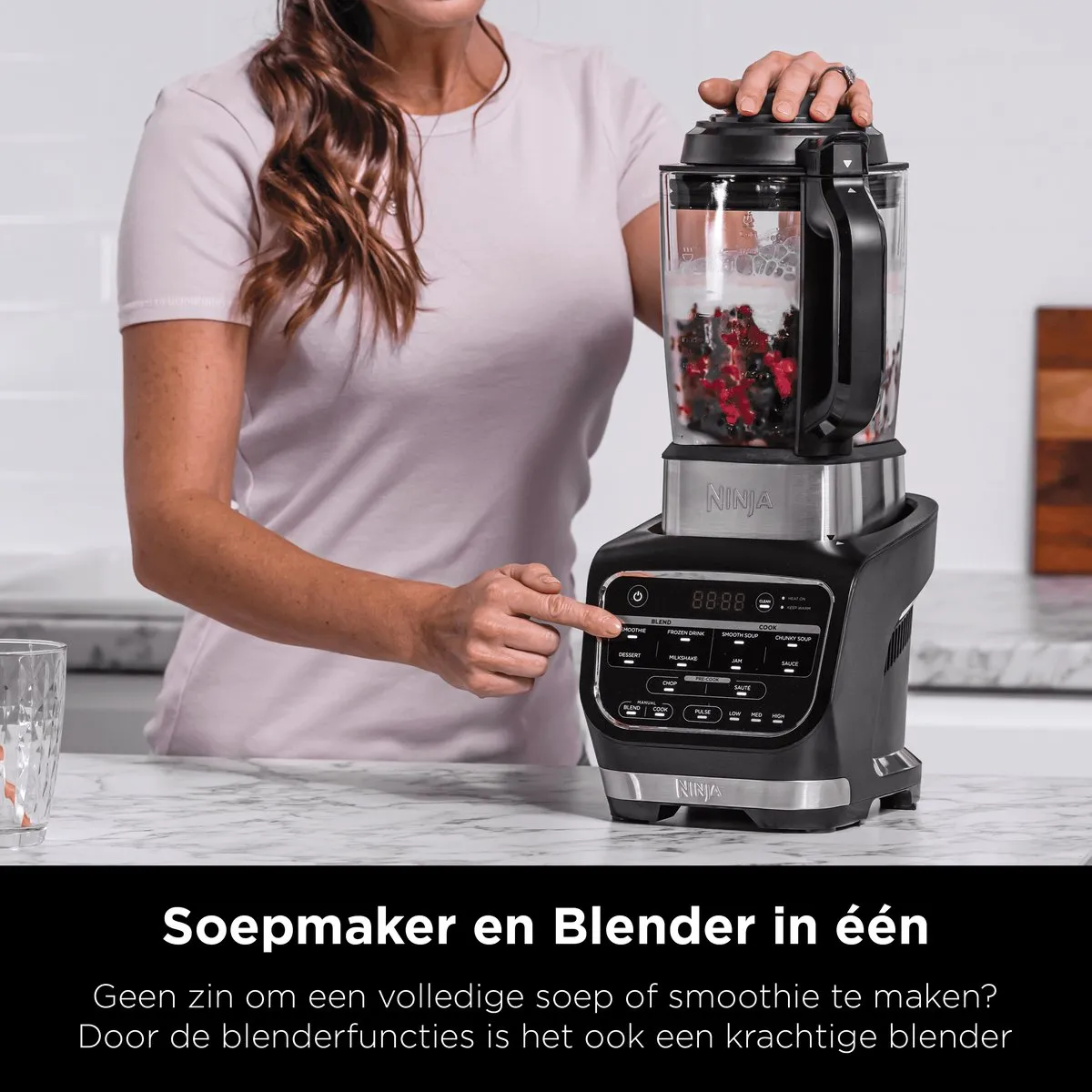 Ninja Foodi HB150EU Soepmaker & Blender 1,7L - 1000W - 10 Programma's - afbeelding 6 van 6