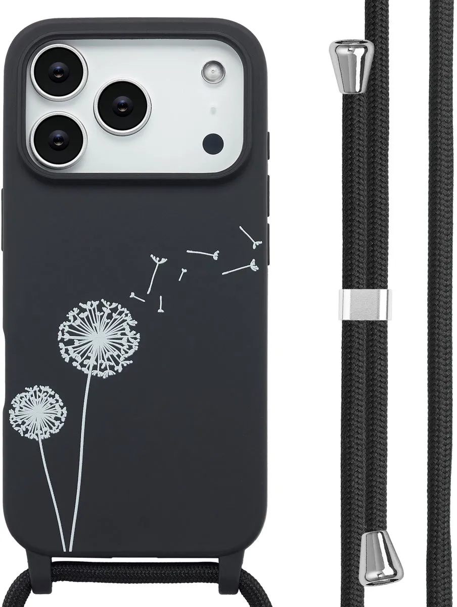 Imoshion iPhone 17 Pro Hoesje - Siliconen - Dandelion Black