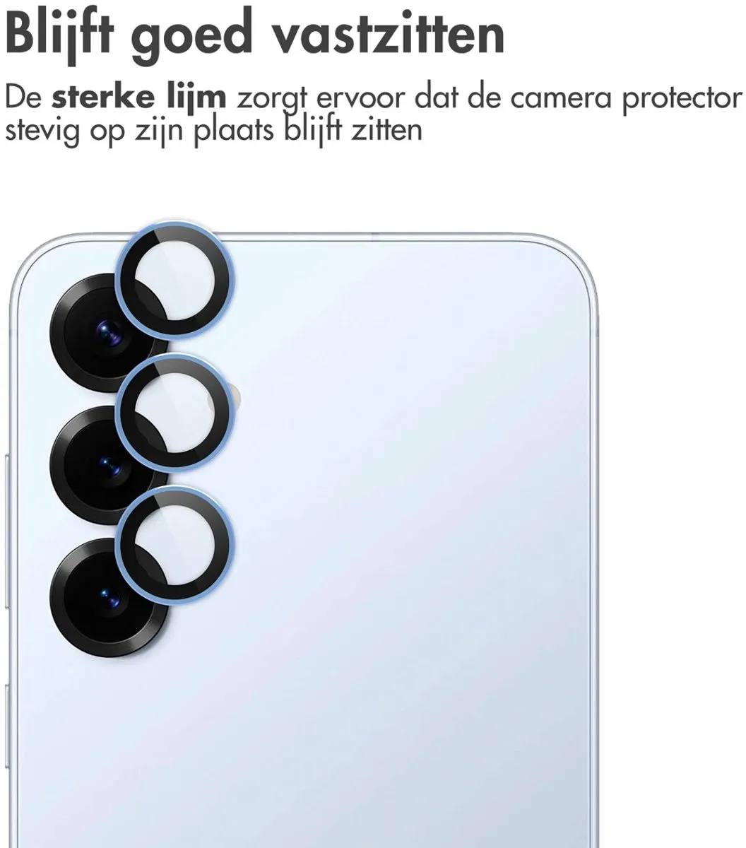 imoshiion Camera Lens Protector Samsung Galaxy S25 - 2 Stuks - Icyblue