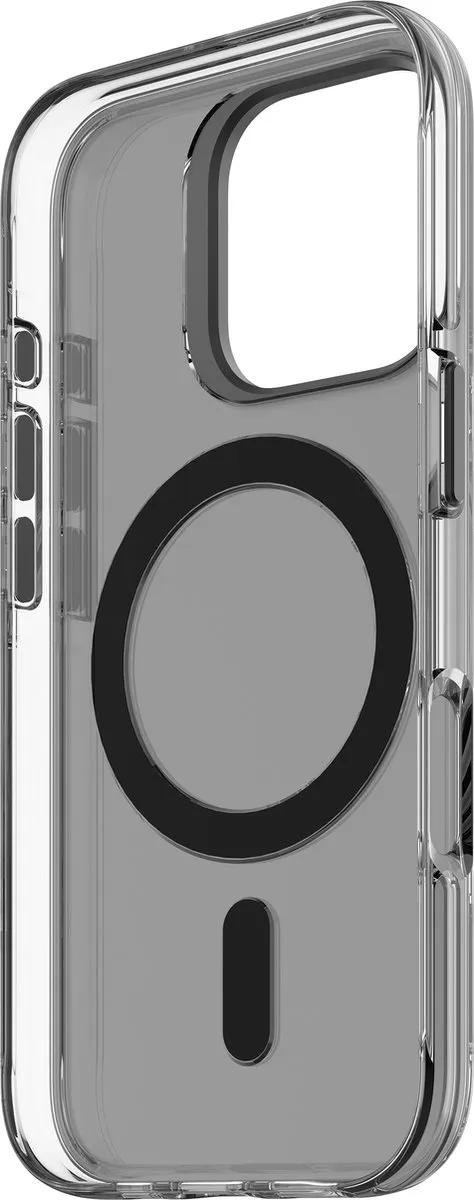 Decoded Clear Frosted Hoesje iPhone 16 Pro - Zwart