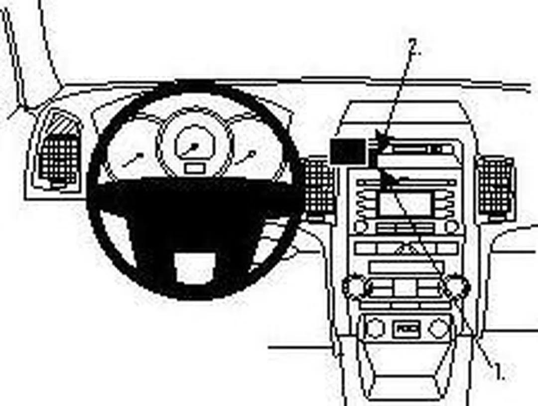 Brodit ProClip 854446 Kia Sorento Center Mount Houder