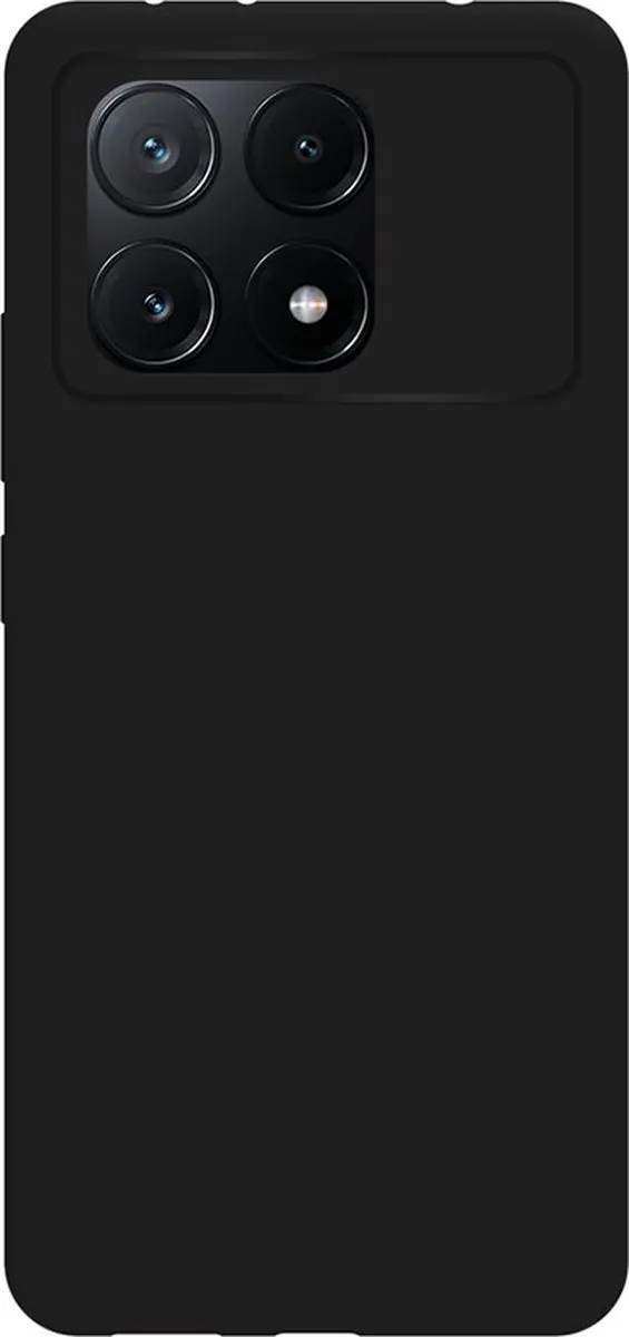 Just in Case Cazy Hoesje Xiaomi Poco X6 Pro - Siliconen - Zwart
