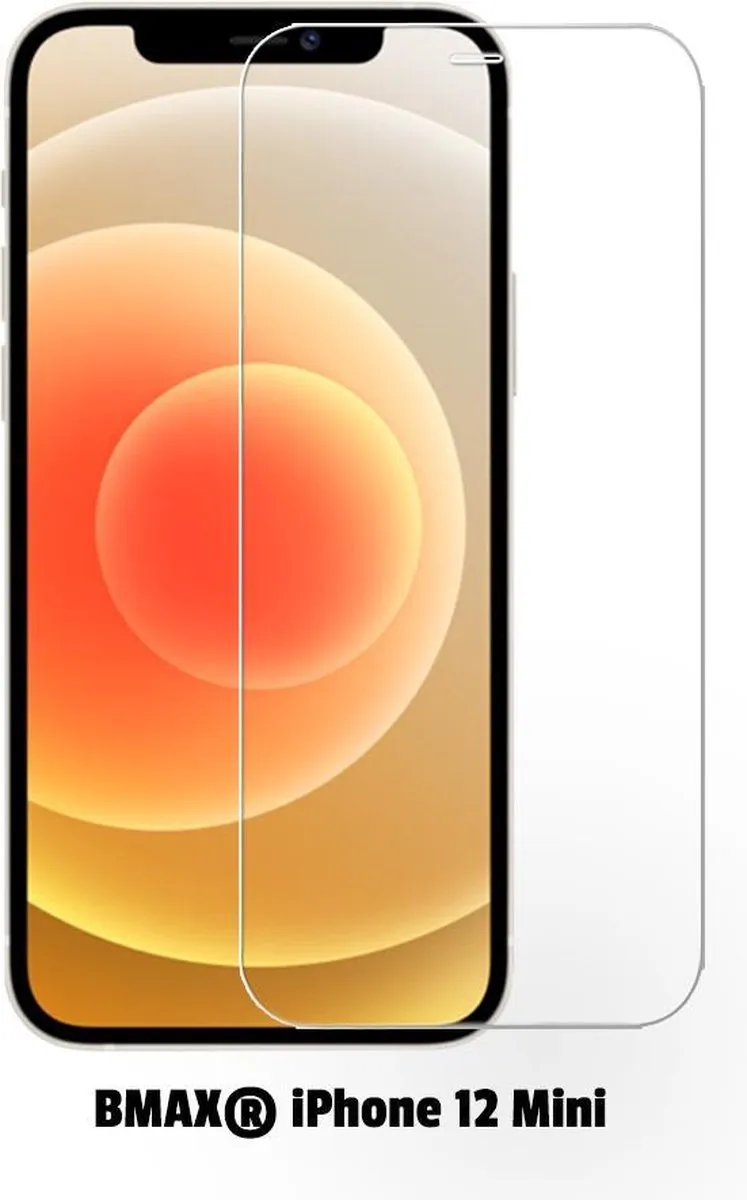 BMAX iPhone 12 Mini Screenprotector 2 Stuks - Glas