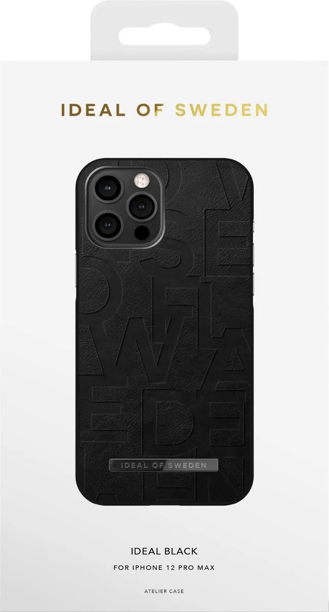 iDeal of Sweden Atelier iPhone 12 Pro Max Hoes - IDEAL Black