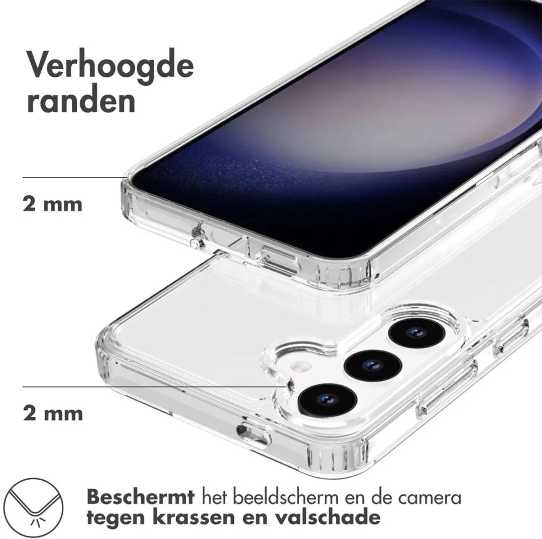 Accezz Xtreme Impact Backcover 2.0 voor Samsung Galaxy S24 - Transparant