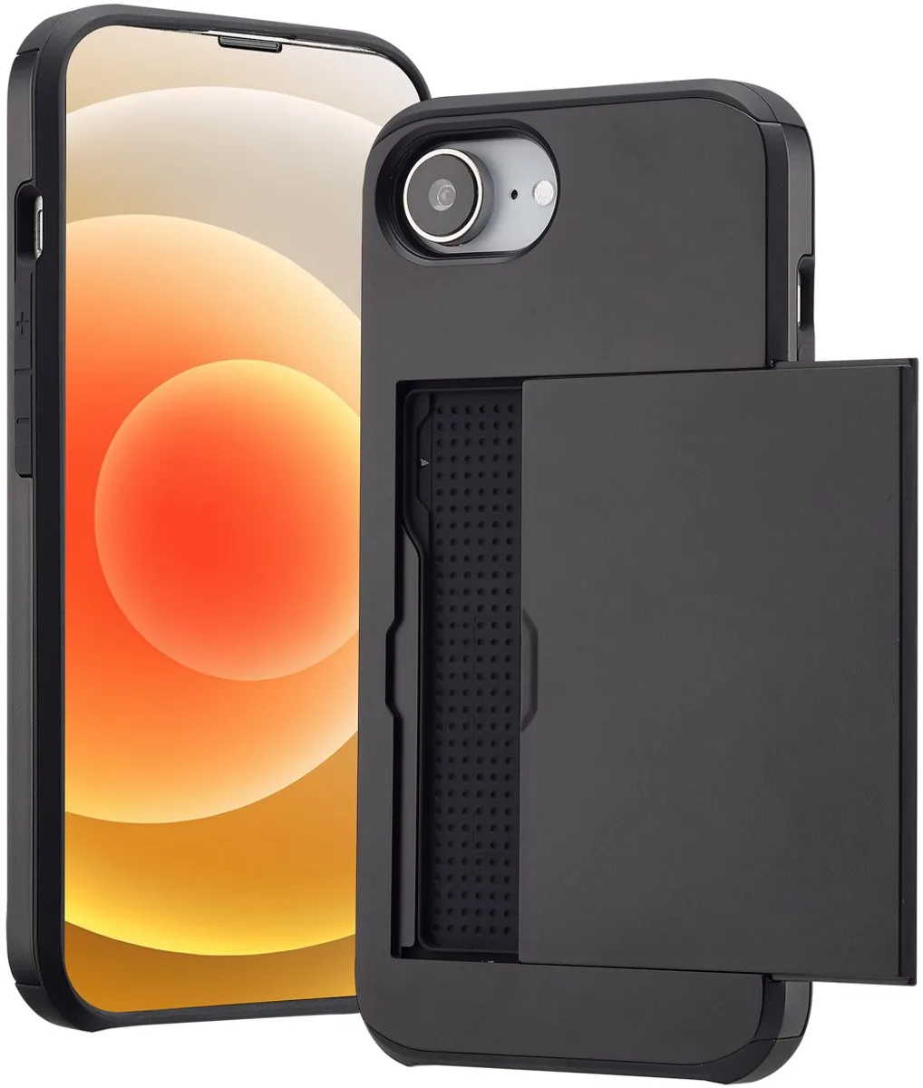 Imoshion Hoesje iPhone 16e Pasjeshouder Zwart