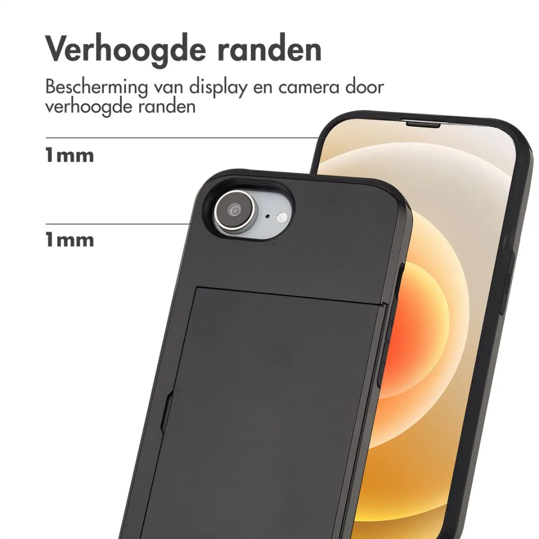 Imoshion Hoesje iPhone 16e Pasjeshouder Zwart