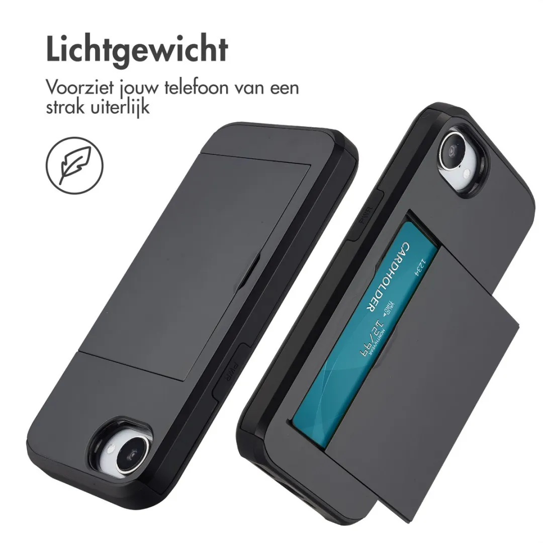 Imoshion Hoesje iPhone 16e Pasjeshouder Zwart