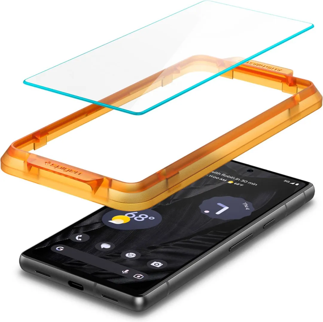Spigen AlignMaster Full Cover Glas Google Pixel 7A - 2 Stuks