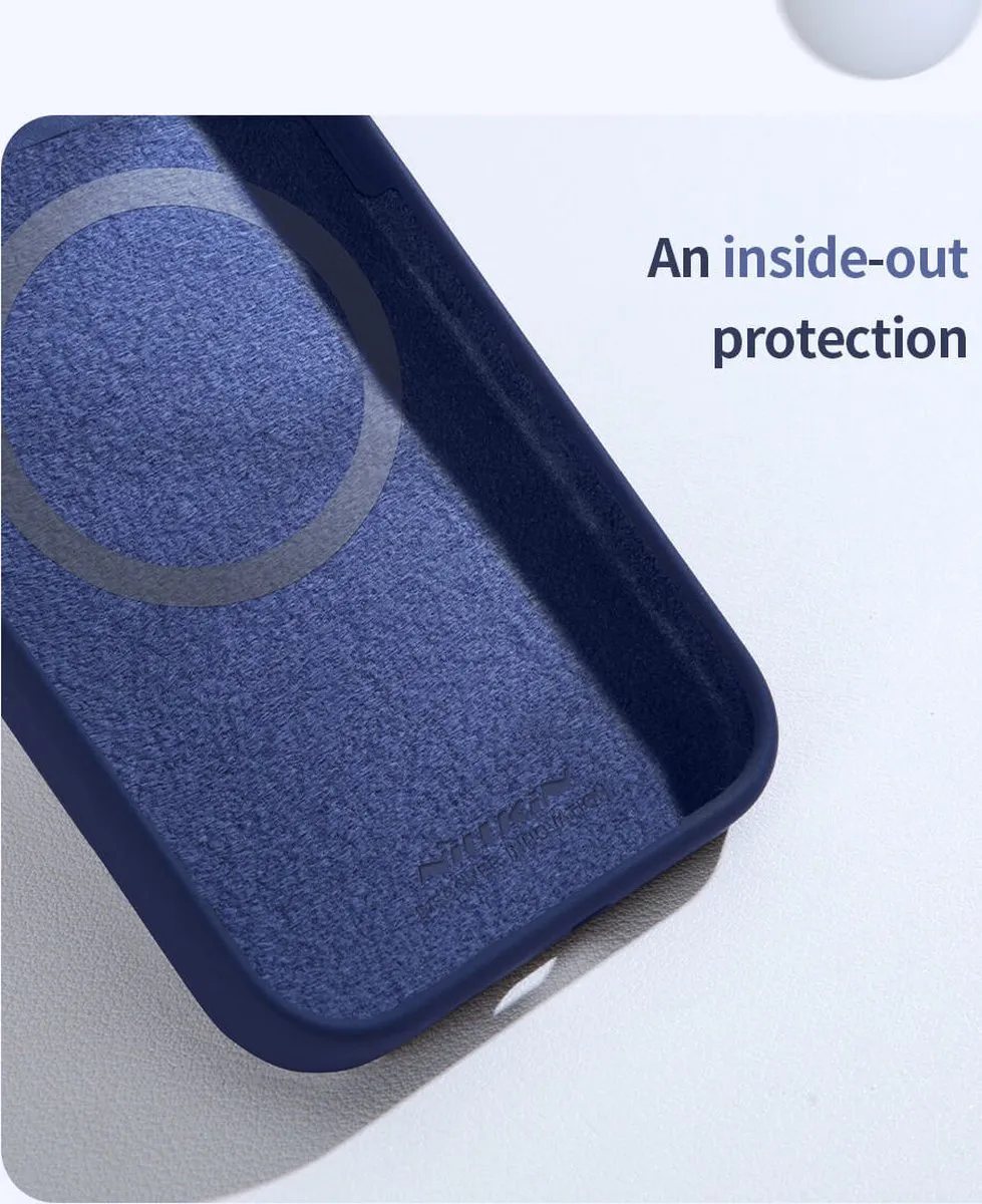 Nillkin Lenswing MagSafe Hoes iPhone 15 Pro - Blauw