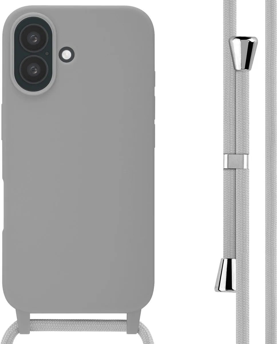 Imoshion iPhone 16 Siliconen Hoesje - Lichtgrijs