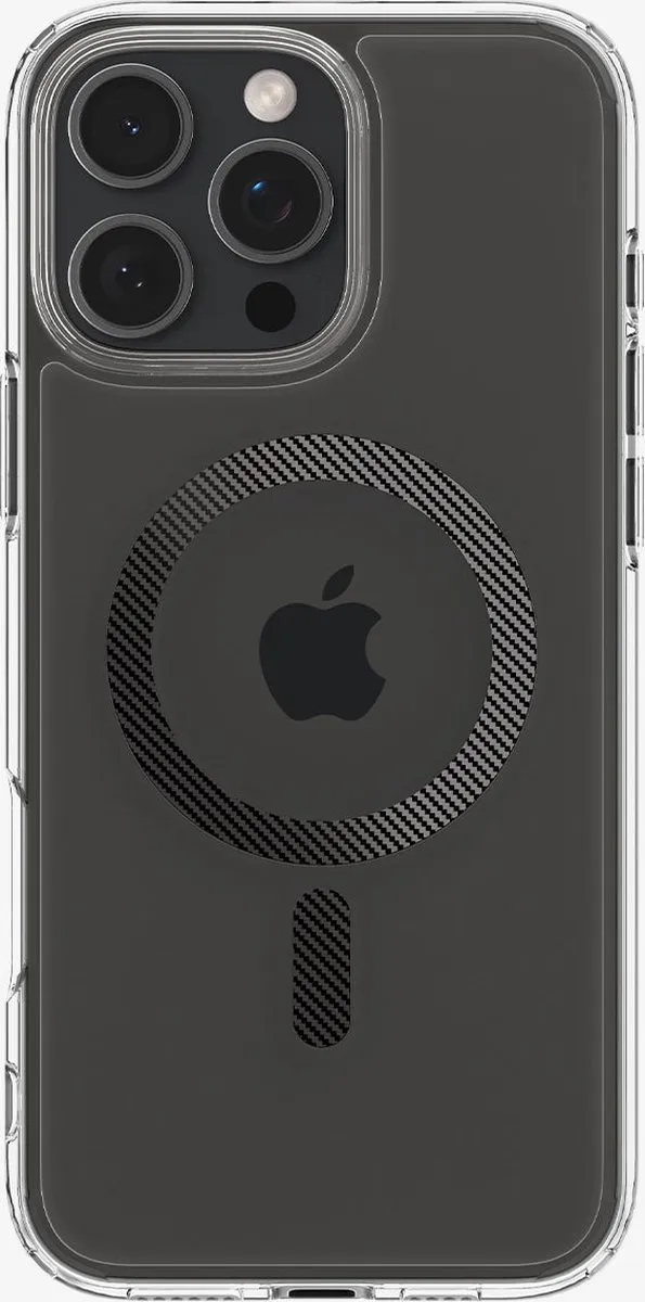 Spigen Ultra Hybrid MagSafe iPhone 16 Pro Hoesje - Carbon Fiber - 12162 - afbeelding 6 van 6