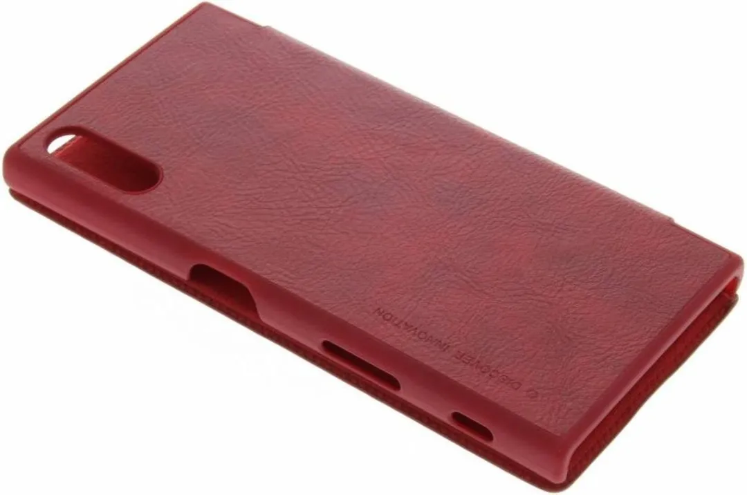 Nillkin Qin Leather Booktype Hoes Sony Xperia XZ - Rood - afbeelding 2 van 4