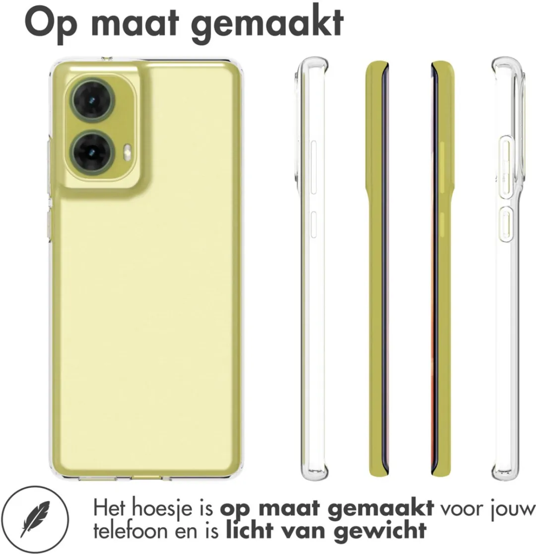 Accezz Hoesje Motorola Moto G85 - Transparant