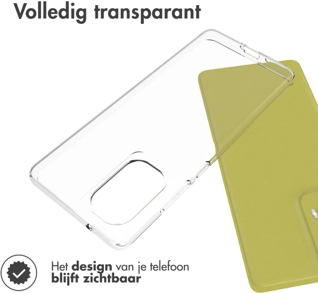 Accezz Hoesje Motorola Moto G85 - Transparant