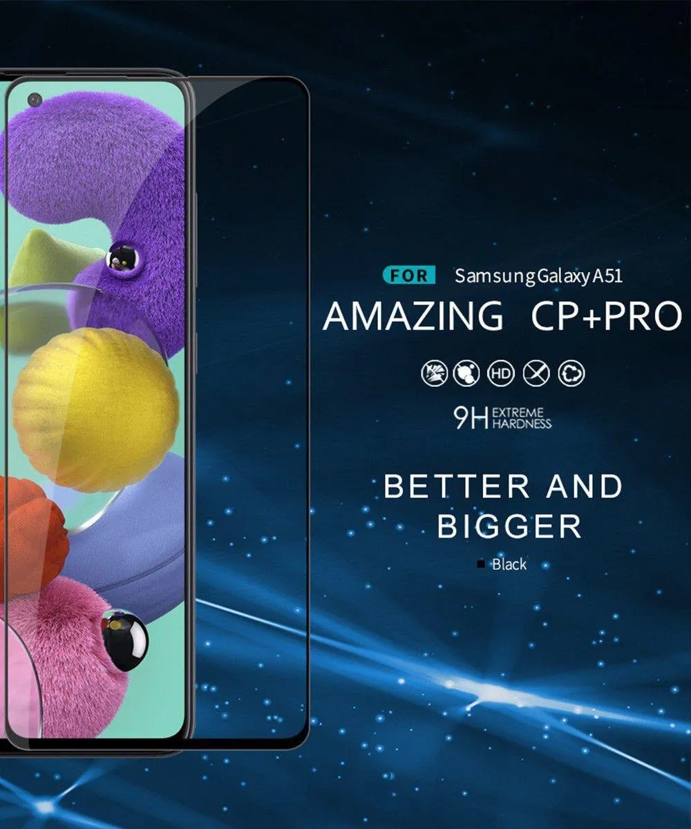 Nillkin Amazing CP+Pro Galaxy A51 Schermbeschermer - Zwart - afbeelding 2 van 6