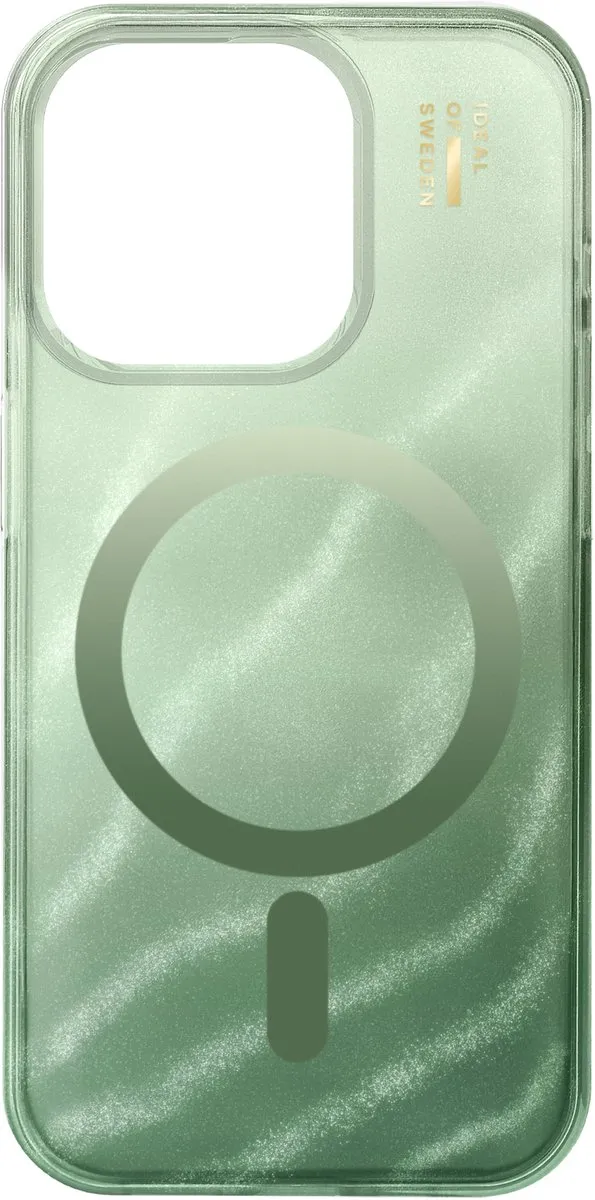 iDeal of Sweden Clear Case geschikt voor MagSafe geschikt voor iPhone 15 Pro - Sage Green