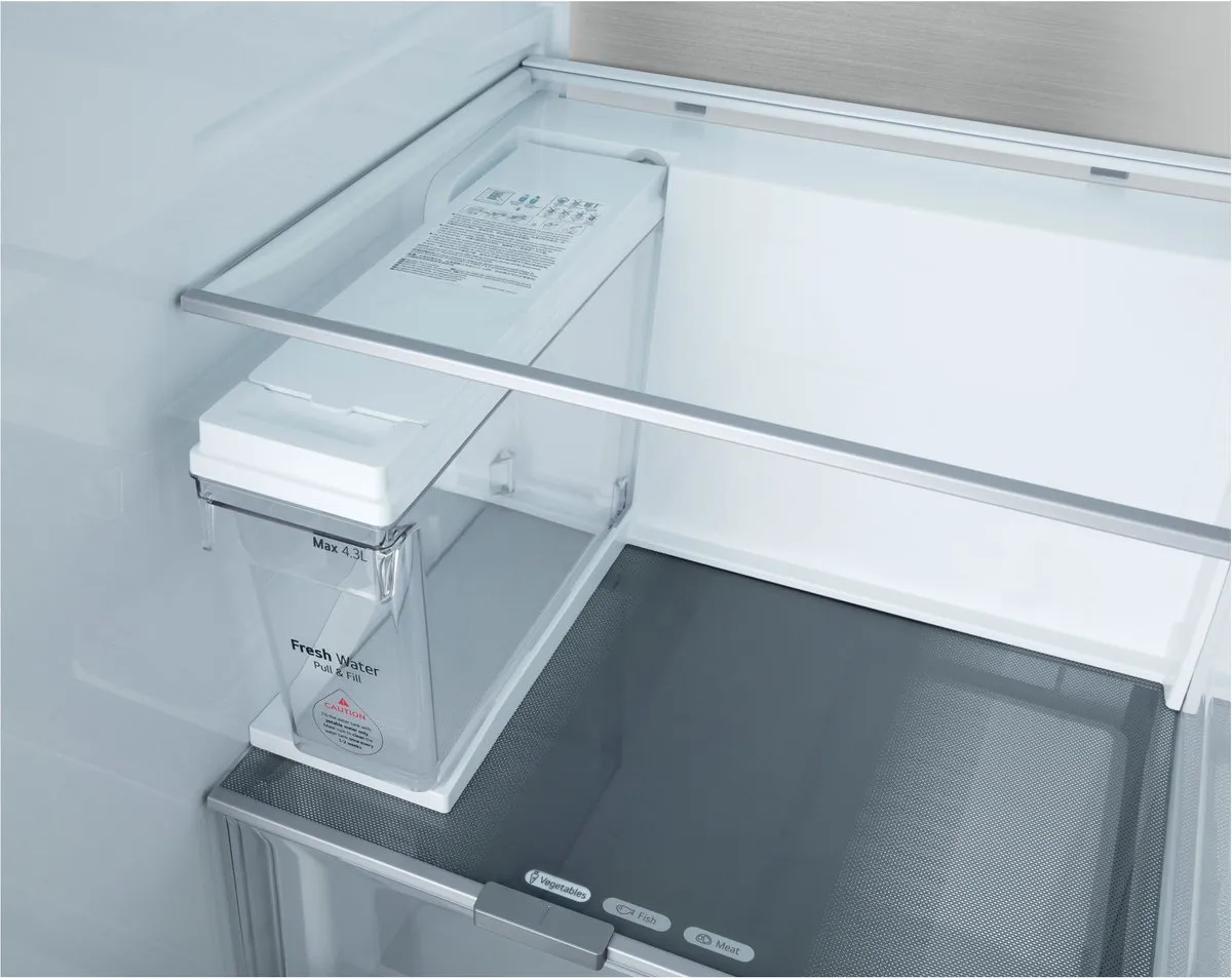 LG GSLE91EVAC Amerikaanse Koelkast 628L - UVnano & DoorCooling+ - Zwart