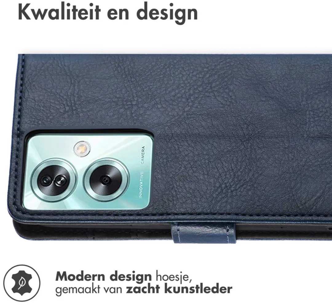 Imoshion Hoesje Oppo A79 Donkerblauw - 3 Pasjes
