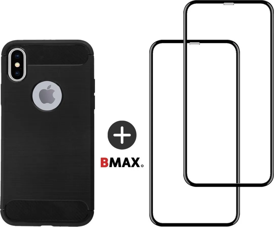 BMAX iPhone X Carbon Hoesje