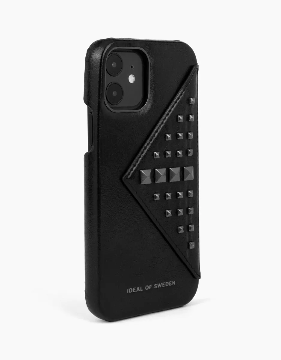 iDeal of Sweden Statement Case Flap Pocket iPhone 12/12 Pro - 3 Pasjes - Glossy Black