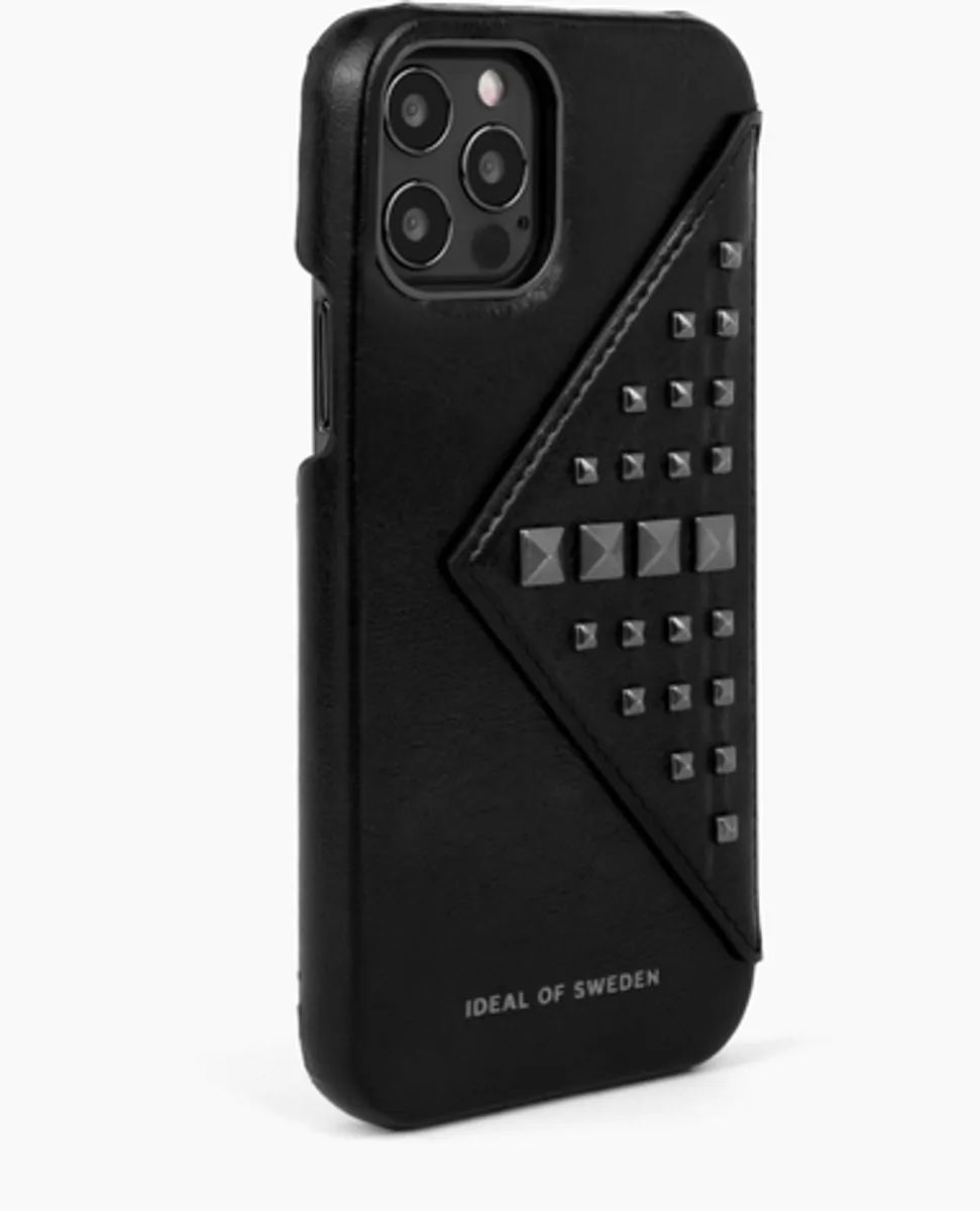 iDeal of Sweden Statement Case Flap Pocket iPhone 12/12 Pro - 3 Pasjes - Glossy Black - afbeelding 6 van 6