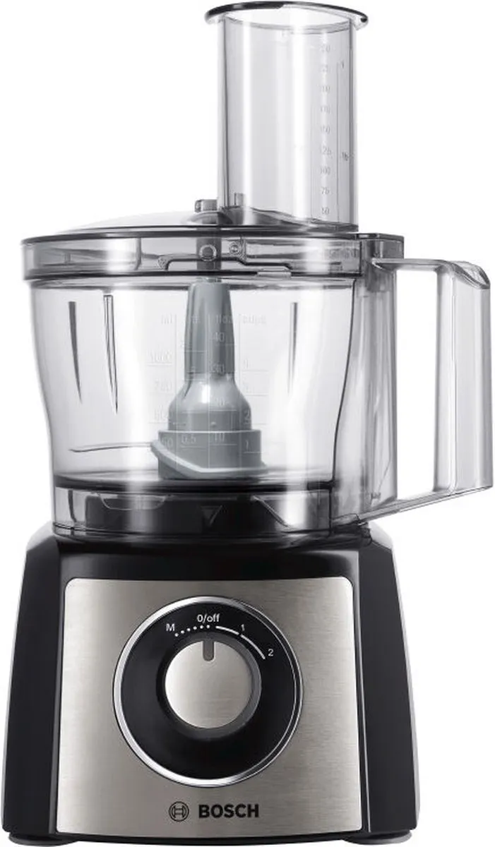 Bosch MultiTalent 3 Foodprocessor 800W - 4 Messen - Zwart/RVS - afbeelding 6 van 6