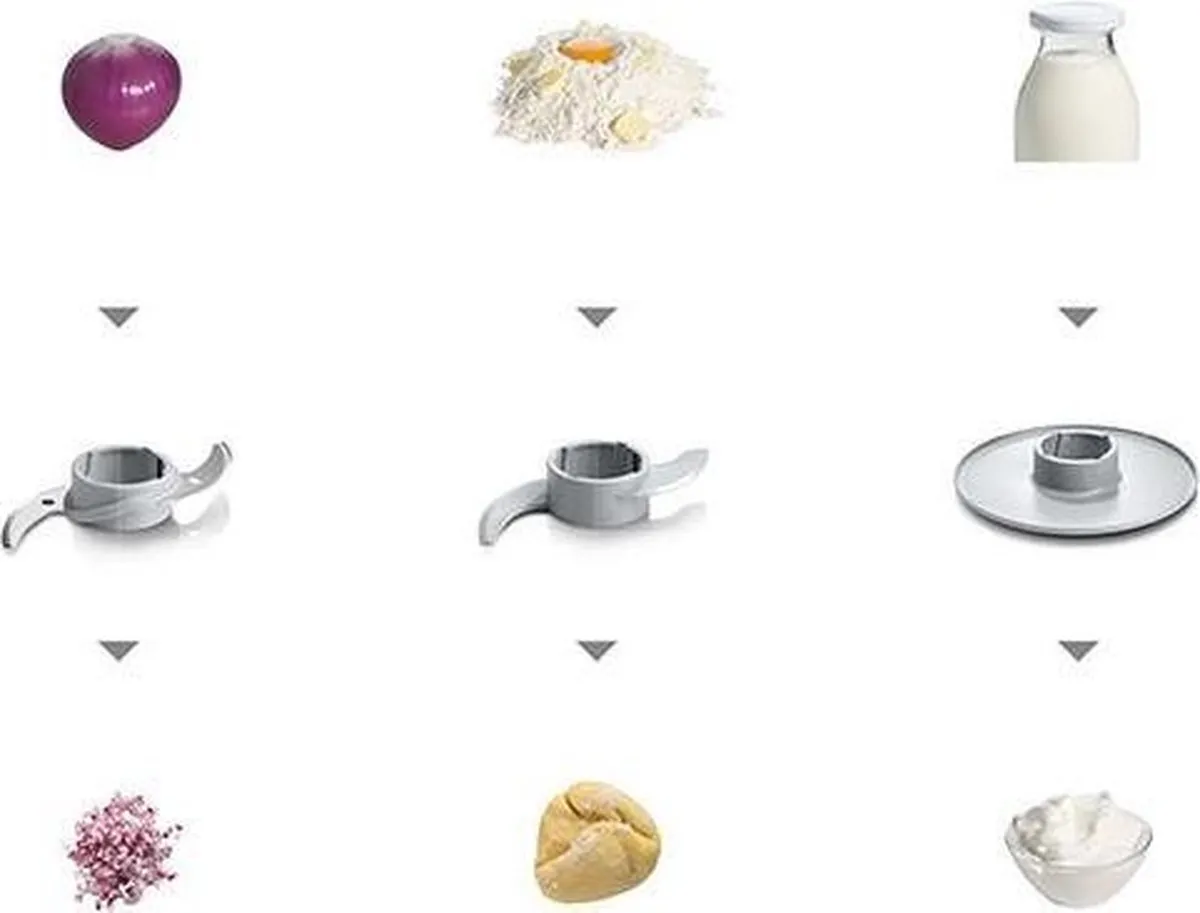 Bosch MultiTalent 3 Foodprocessor 800W - 4 Messen - Zwart/RVS