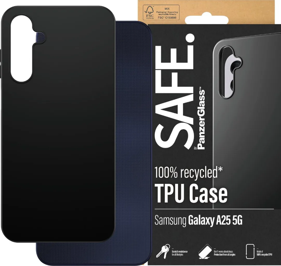 PanzerGlass Hoesje Samsung Galaxy A25 5G - Zwart