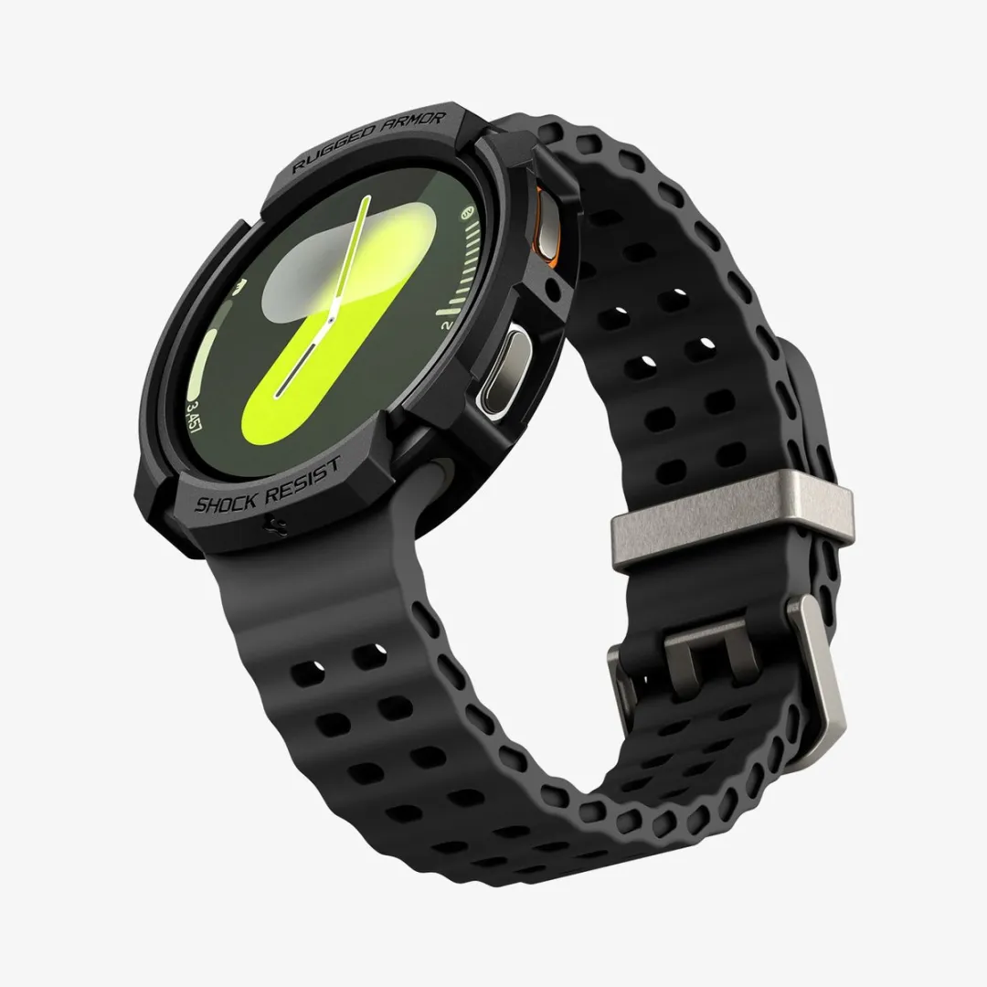Spigen Rugged Armor Hoesje Samsung Galaxy Watch 8 40mm - Zwart