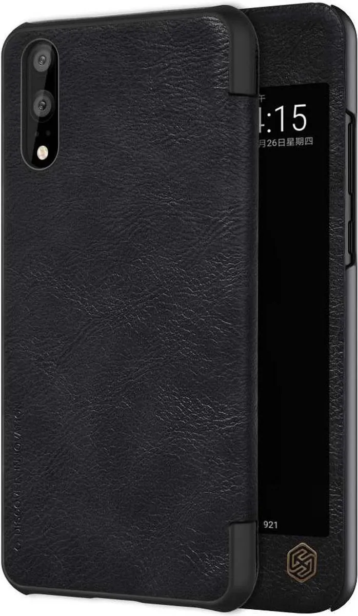 Nillkin Qin Leather Hoesje P2015595401 - Zwart