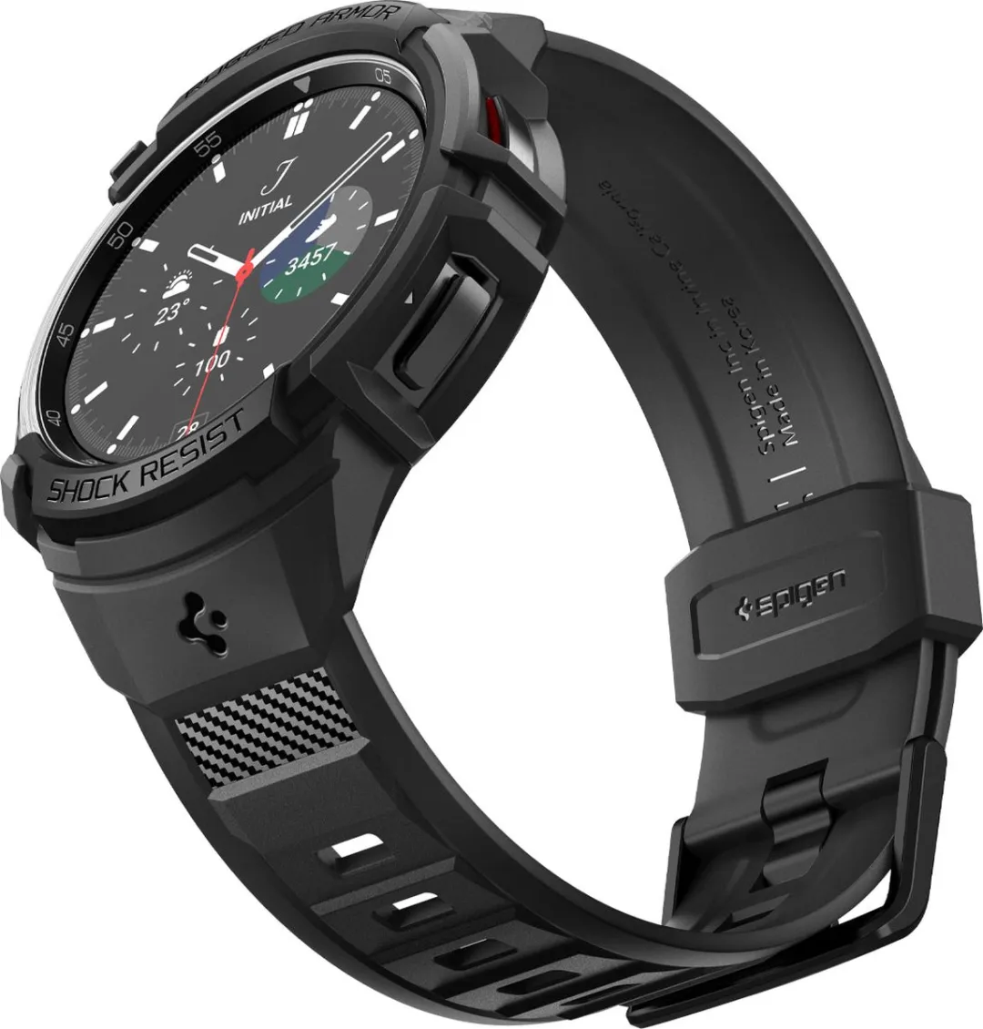 Spigen Rugged Armor Pro Samsung Galaxy Watch6 Classic 43mm - Zwart