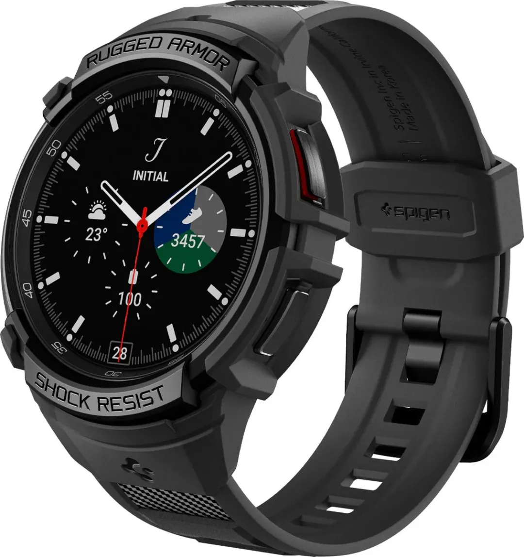 Spigen Rugged Armor Pro Samsung Galaxy Watch6 Classic 43mm - Zwart