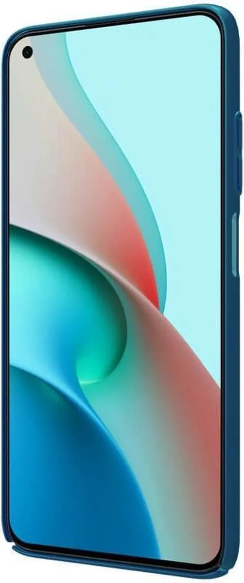Nillkin Super Frosted Shield Hoesje Xiaomi Redmi Note 9T - Blauw - afbeelding 5 van 6