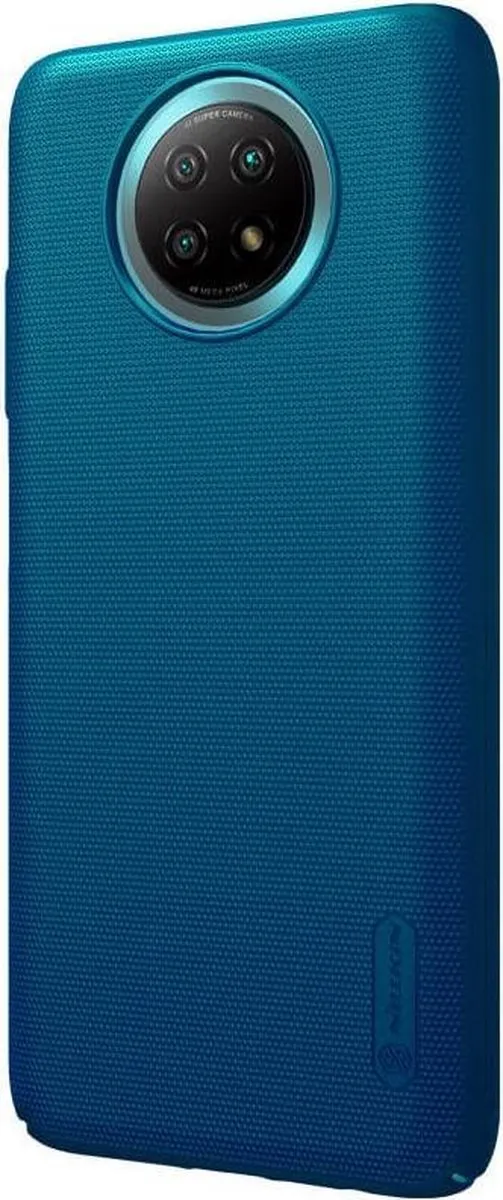 Nillkin Super Frosted Shield Hoesje Xiaomi Redmi Note 9T - Blauw - afbeelding 4 van 6
