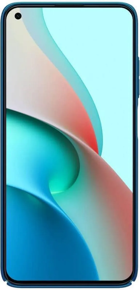 Nillkin Super Frosted Shield Hoesje Xiaomi Redmi Note 9T - Blauw - afbeelding 3 van 6