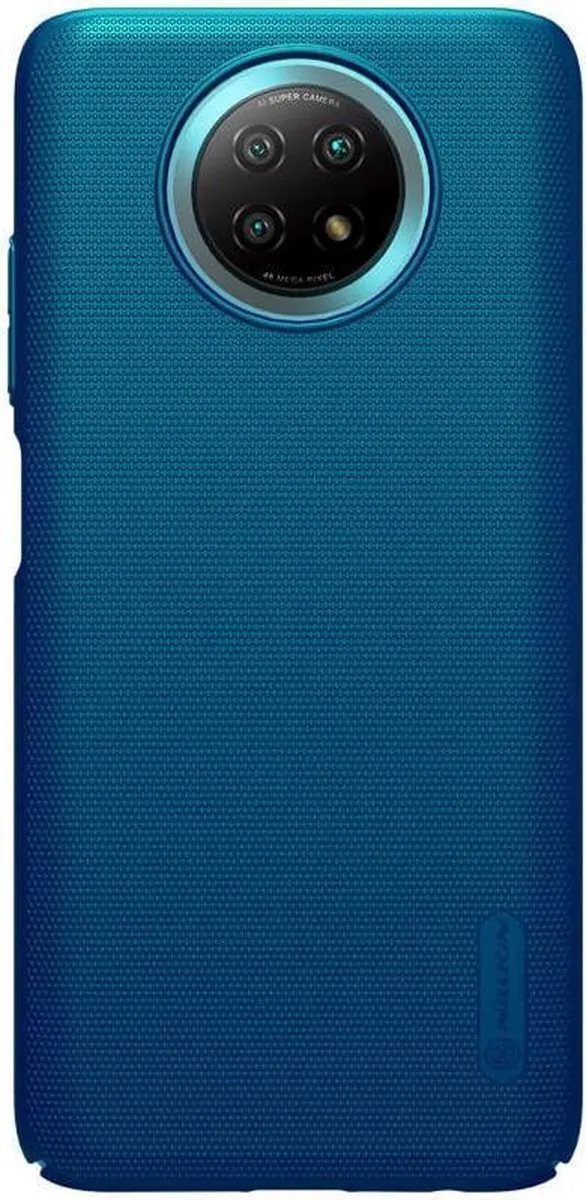 Nillkin Super Frosted Shield Hoesje Xiaomi Redmi Note 9T - Blauw - afbeelding 2 van 6