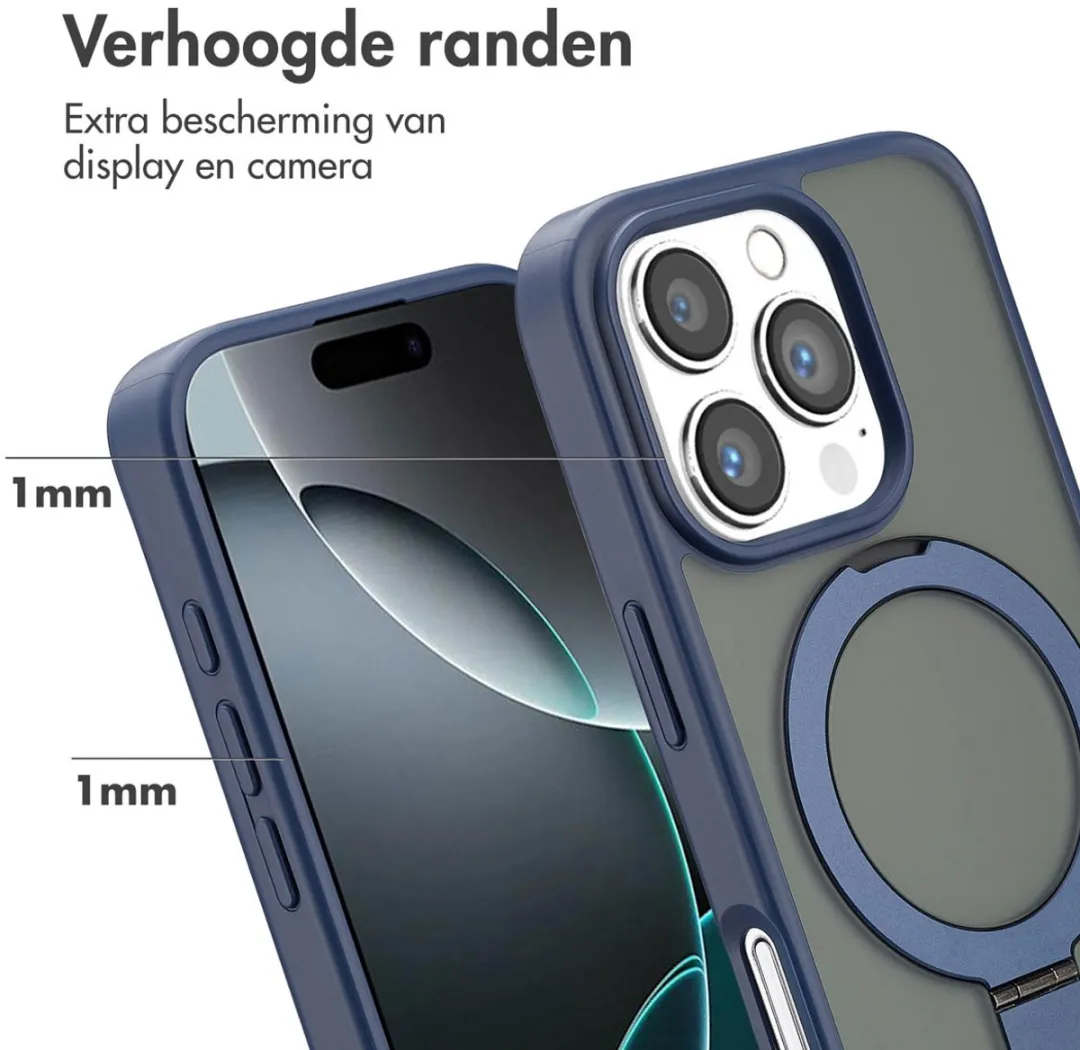 Accezz iPhone 16 Pro MagSafe Hoesje - Blauw