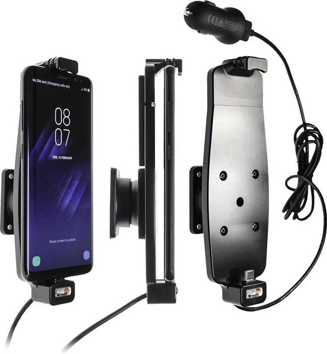 Brodit Houder 527964 Samsung Galaxy S8/S9/S10 - Zwart