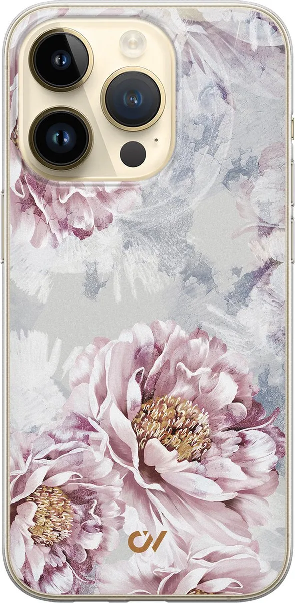 Casevibes Hoesje iPhone 14 Pro Floral Print