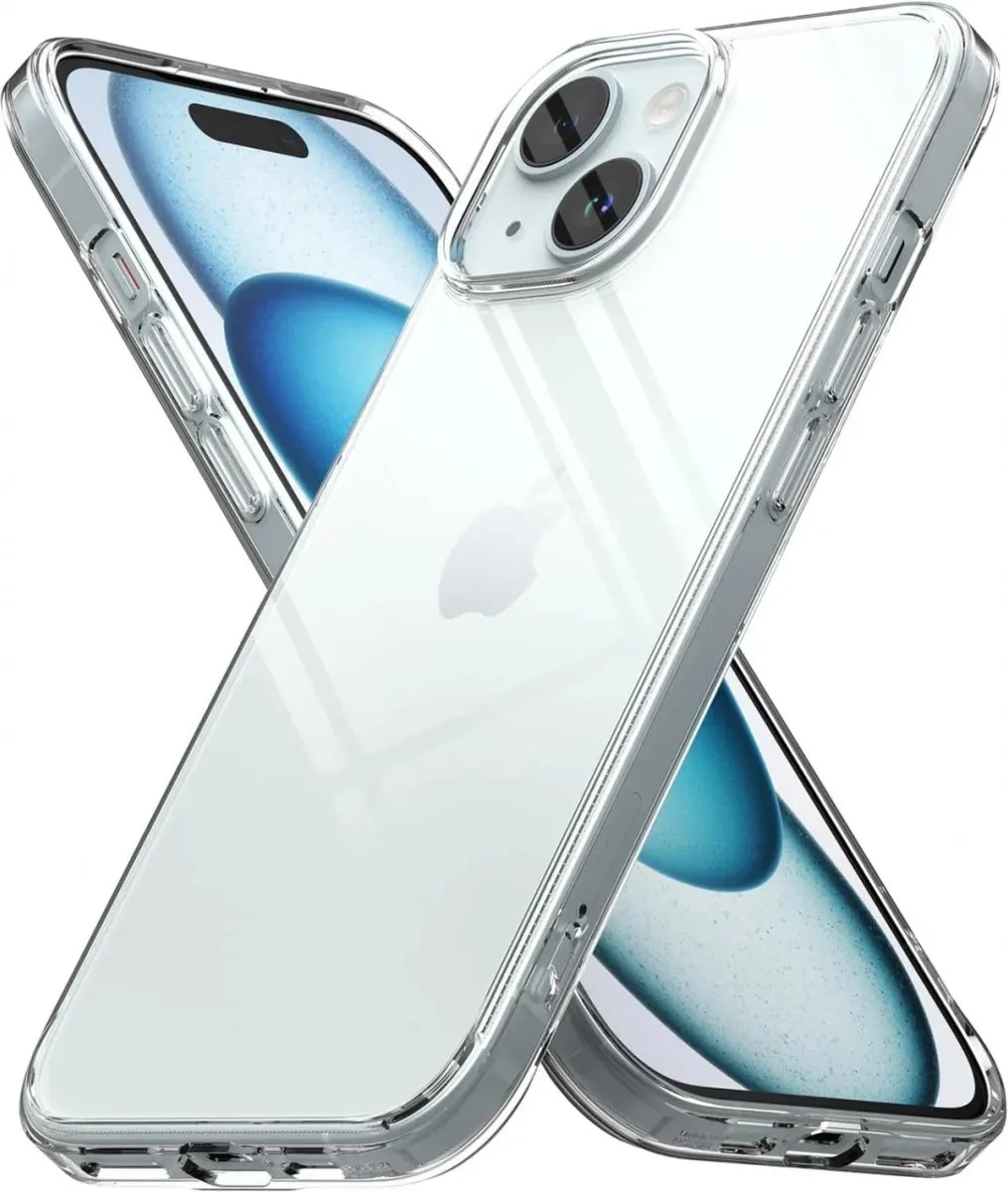 Ringke Fusion Back Cover Transparant - iPhone 15