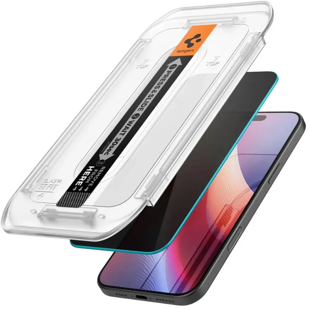 Spigen EZ Fit GLAS.tR iPhone 16 Pro Schermbeschermer