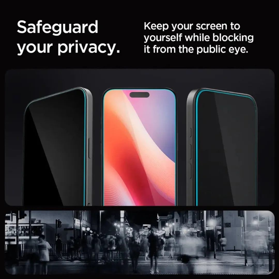 Spigen EZ Fit GLAS.tR iPhone 16 Pro Schermbeschermer - 9H - 1 Stuk